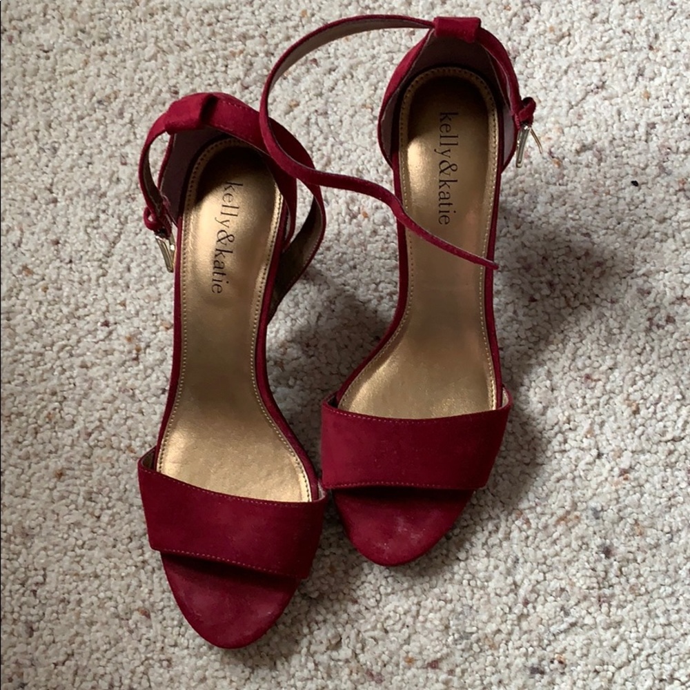 Maroon heels
